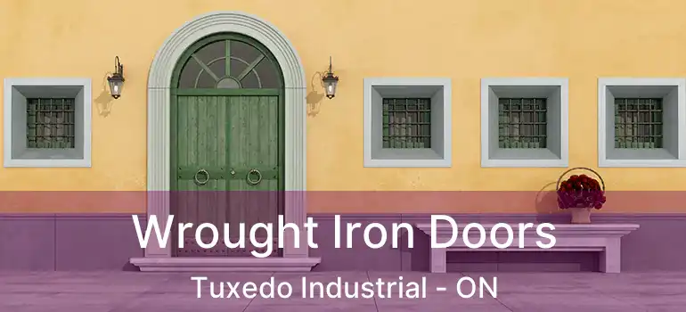  Wrought Iron Doors Tuxedo Industrial - ON
